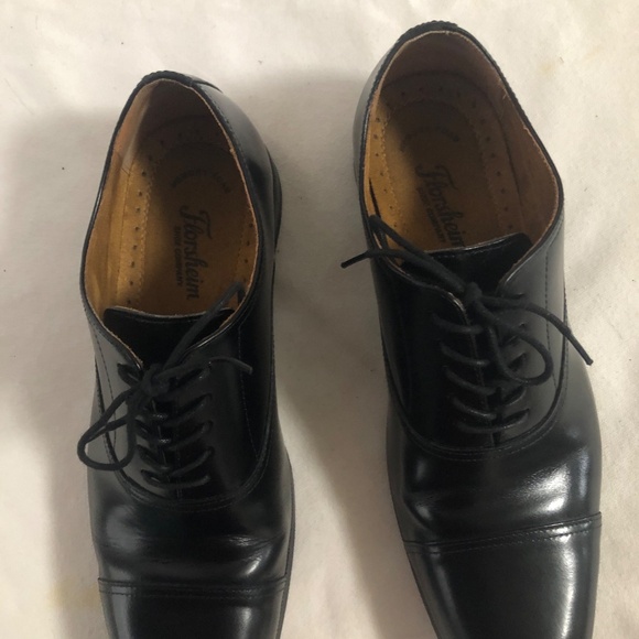 Florsheim Black Leather Cap Toe - 13 main image 5